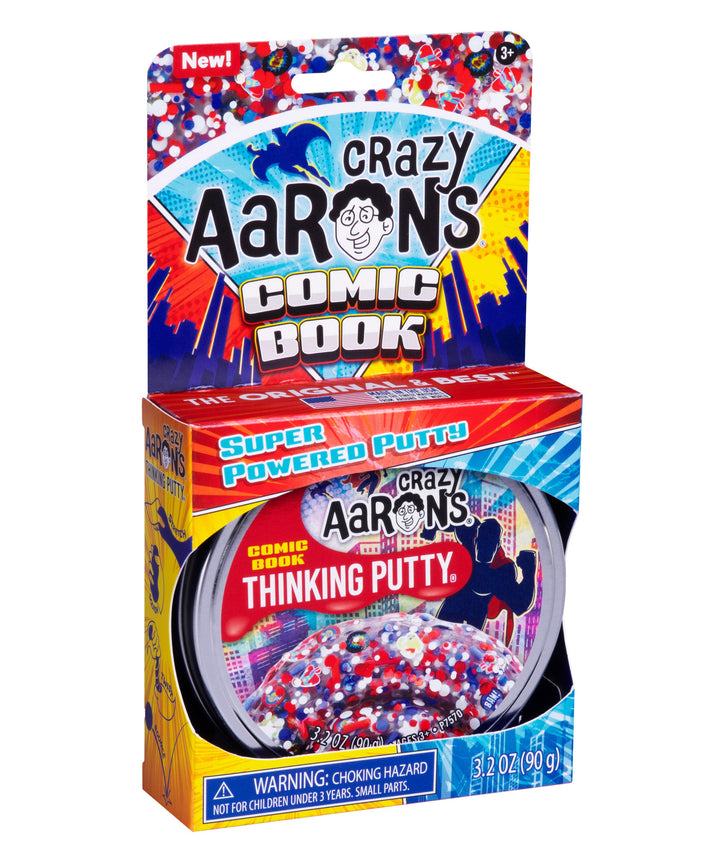 Comic Book Thinking Putty packaging