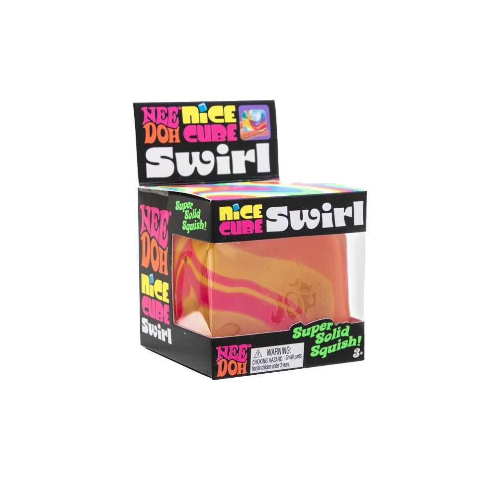 Schylling Nice Cube Swirl NeeDoh - angle 5