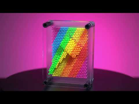 Pin Art Small - Rainbow