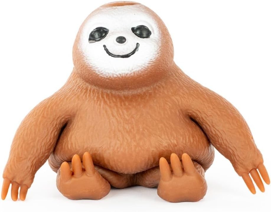 Stretch 'N Smash Sloth in tan/brown colourway
