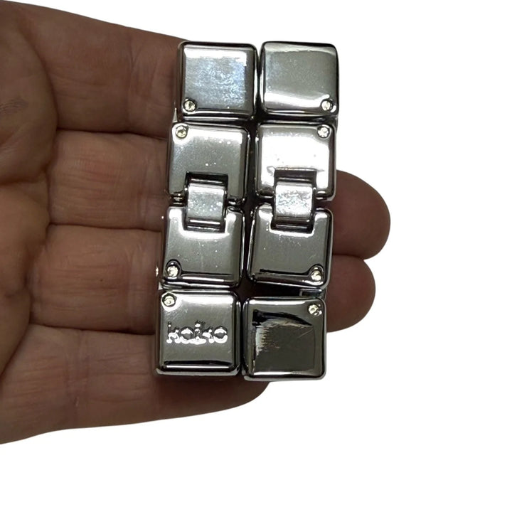 Kaiko Gloss Silver Mini Infinity Cube