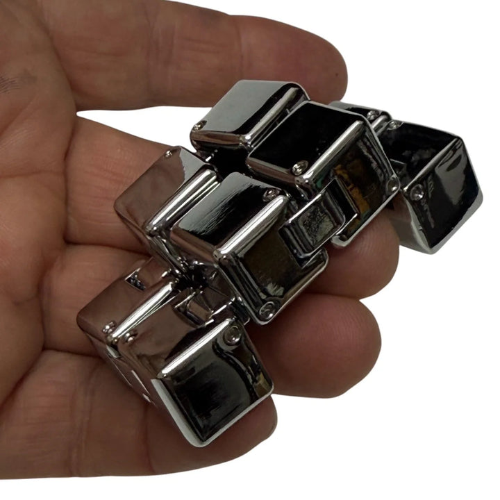 Kaiko Gloss Silver Mini Infinity Cube